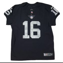 NWT Nike Raiders Williams #16 Vapor Untouchable Elite Jersey Black Size 48