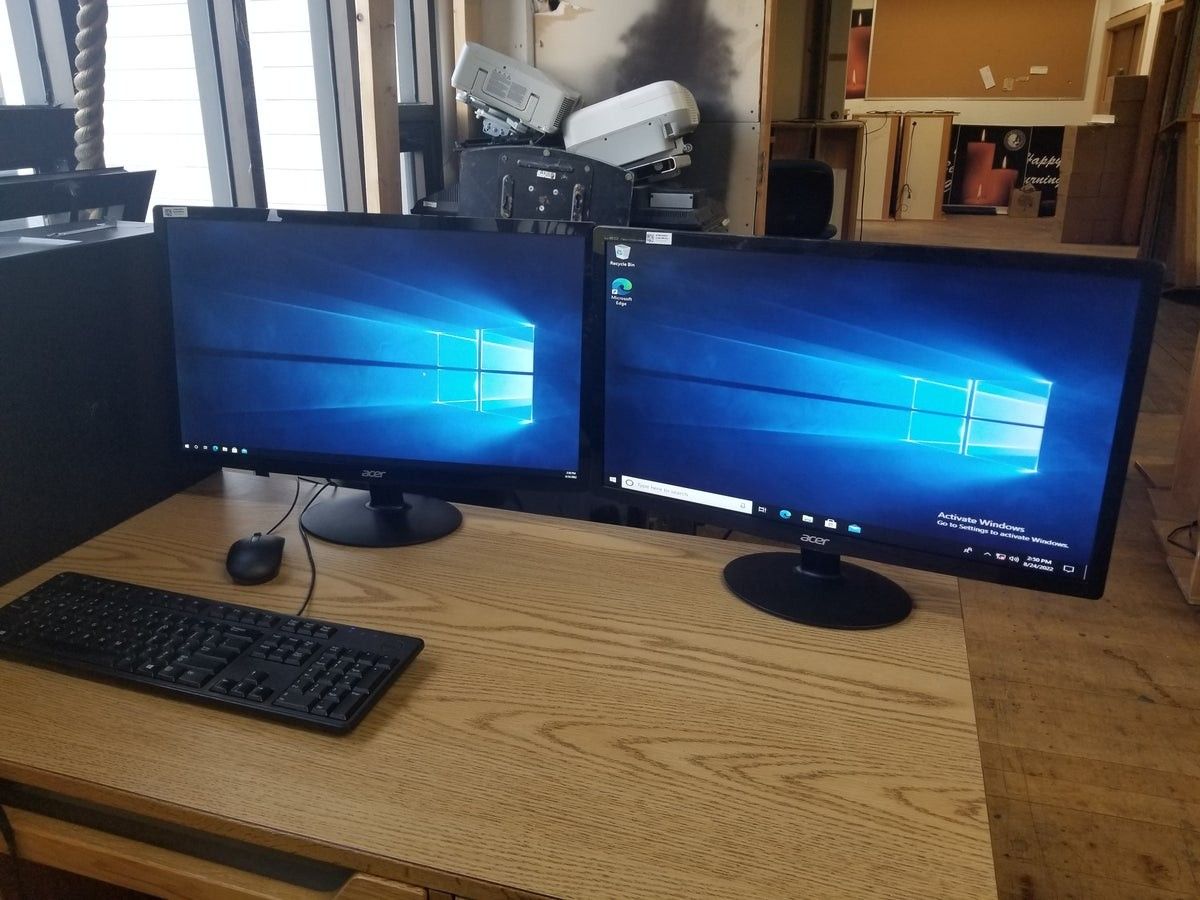 DUO ACER24' WIDE SCREEN MONITOR WITH FULL LED (INV. DP1004)