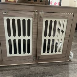 Furniture-Style Dog Crate / Kennel – Double Door