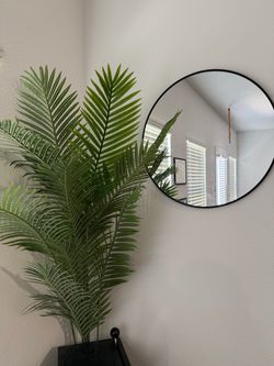 Black Circle Mirror