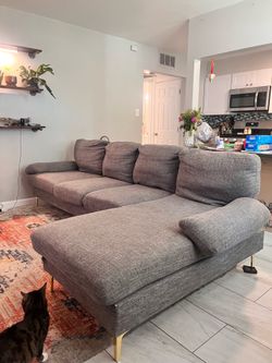 Gray Sectional Couch