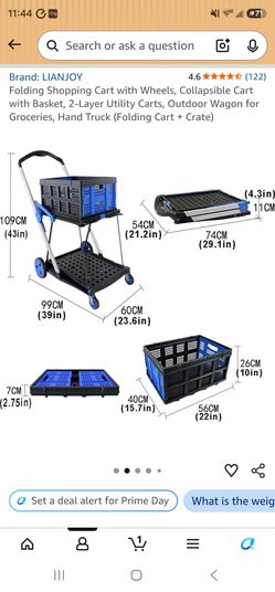 foldable shopping cart
