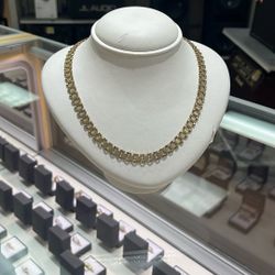 10k Rolex Style Necklace 