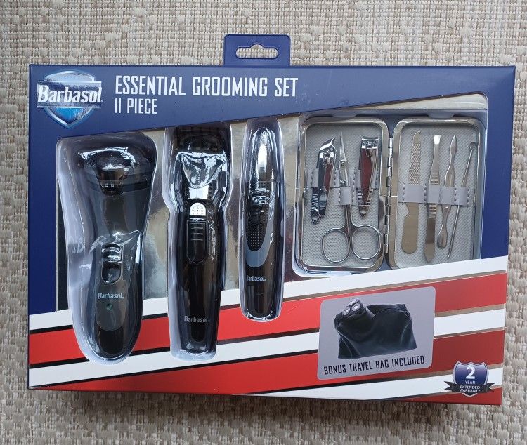 11 Piece Essential Grooming Set