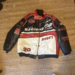 power the world speed cup leather jacket