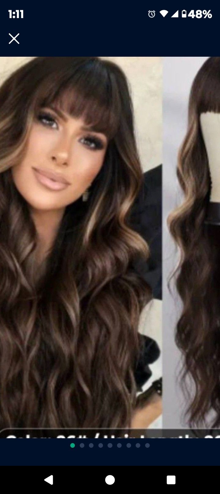 On Sale All New Brand New Wigs Synthetic Cap Different Colors 26 In For All 50% Off On Sale Right Now Grab Yours Today