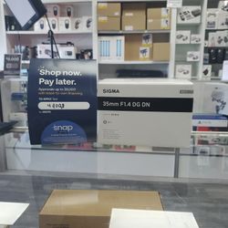 Sigma 35mm F/1.4 Art Lens for Canon And Sony 