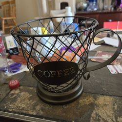 Coffee Keurig Metal Pod Storage Basket 