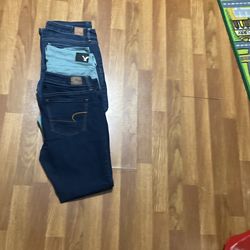 Women American Eagle Jeans Size 10