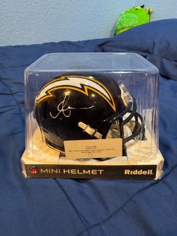 Anthony Miller Signed Chargers Mini Helmet