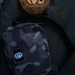 Bape messenger bag with pocket size baggy