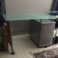Desk With Glass Top