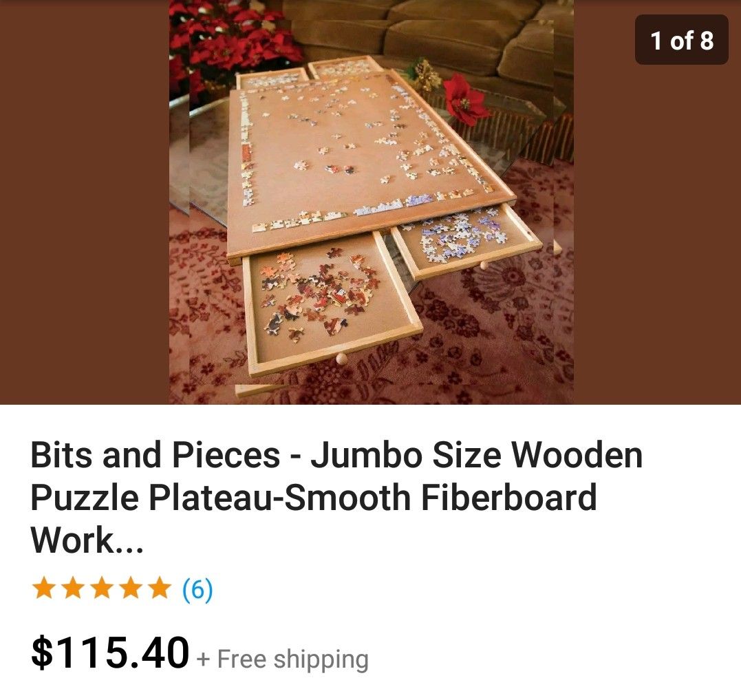 bits and pieces wooden puzzle plateau