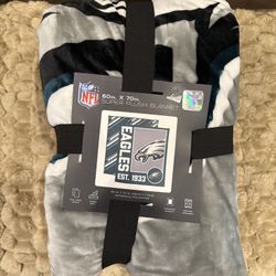 Philadelphia Eagles Super Plush Throw Blanket 60x70 NFL NEW 