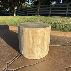 Solid Wood End Table
