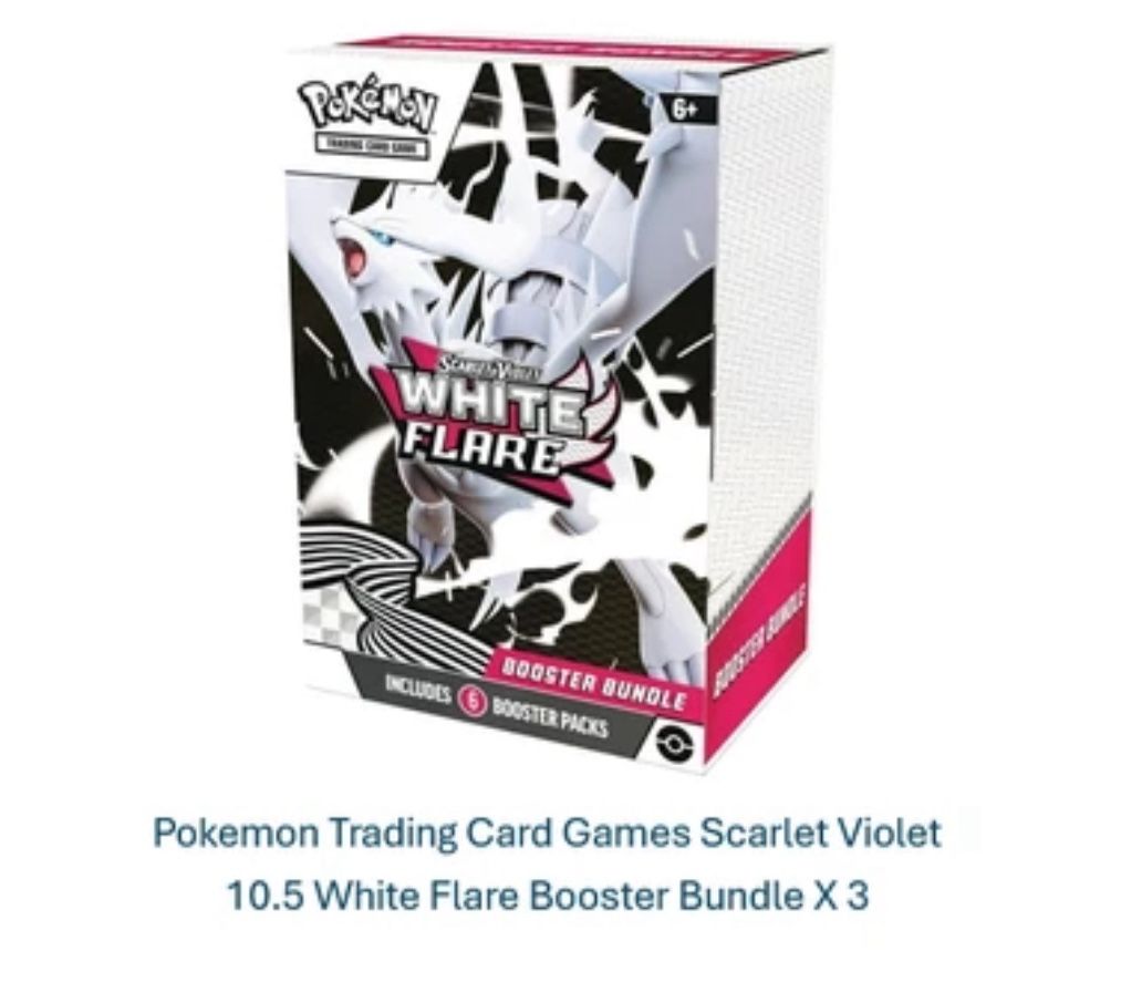 Pokemon White Flare 3 Booster Bundle Preorder