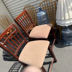 (3) Kitchen Counter Bar Chairs