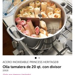Princess House Olla Tamalera $250