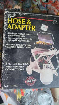 4' propane hose adapter