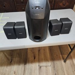 Sony Surround Sound System with SA W10 Subwoofer