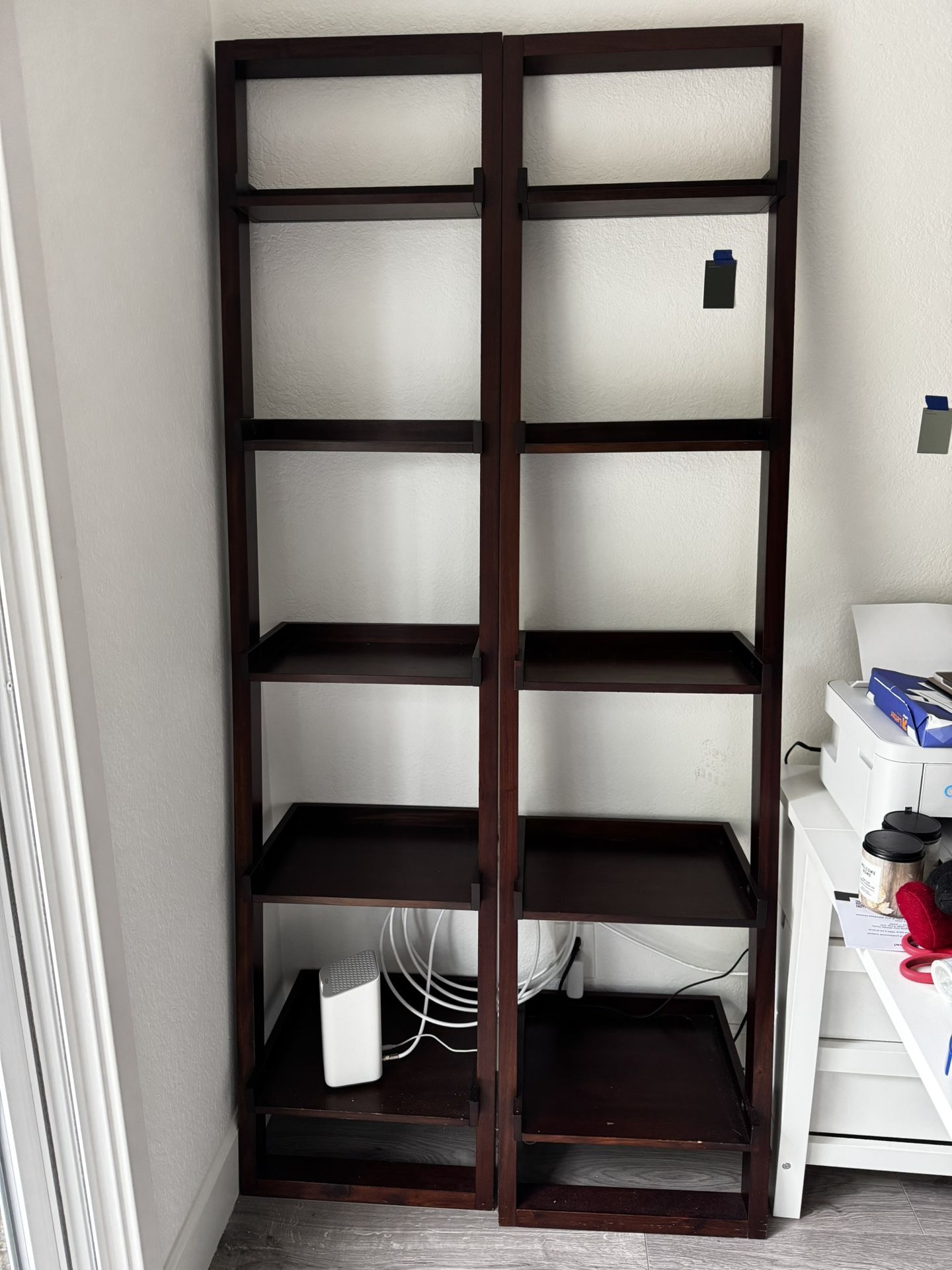 Crate & Barrel Bookshelves 