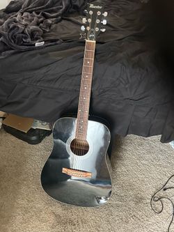 Guitar, Guitar case and picks
