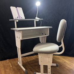 Kids Desk & Chair Set Height Adjustable For Sale $34.00 50%+ OFF Retail $69.99 NEW COMES ASSEMBLED
