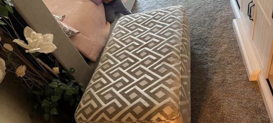 Oversized ottoman