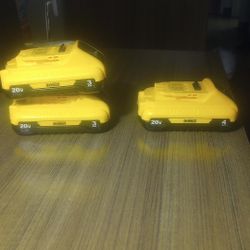 DeWalt 20v Batteries 