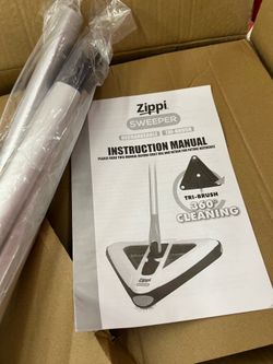 New never used ZIPPI floor sweeper rechargeable