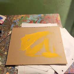 Abstract Acrylic Paintings on Paper