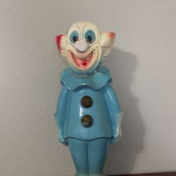 Vintage Bozo The Clown Chalkware Coin Bank Carnival Prize Piggy Bank 18” Retro