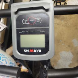 BARWING Stationary Exercise Bike With Resistance Bands