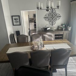 Dinner Table For 8 People 