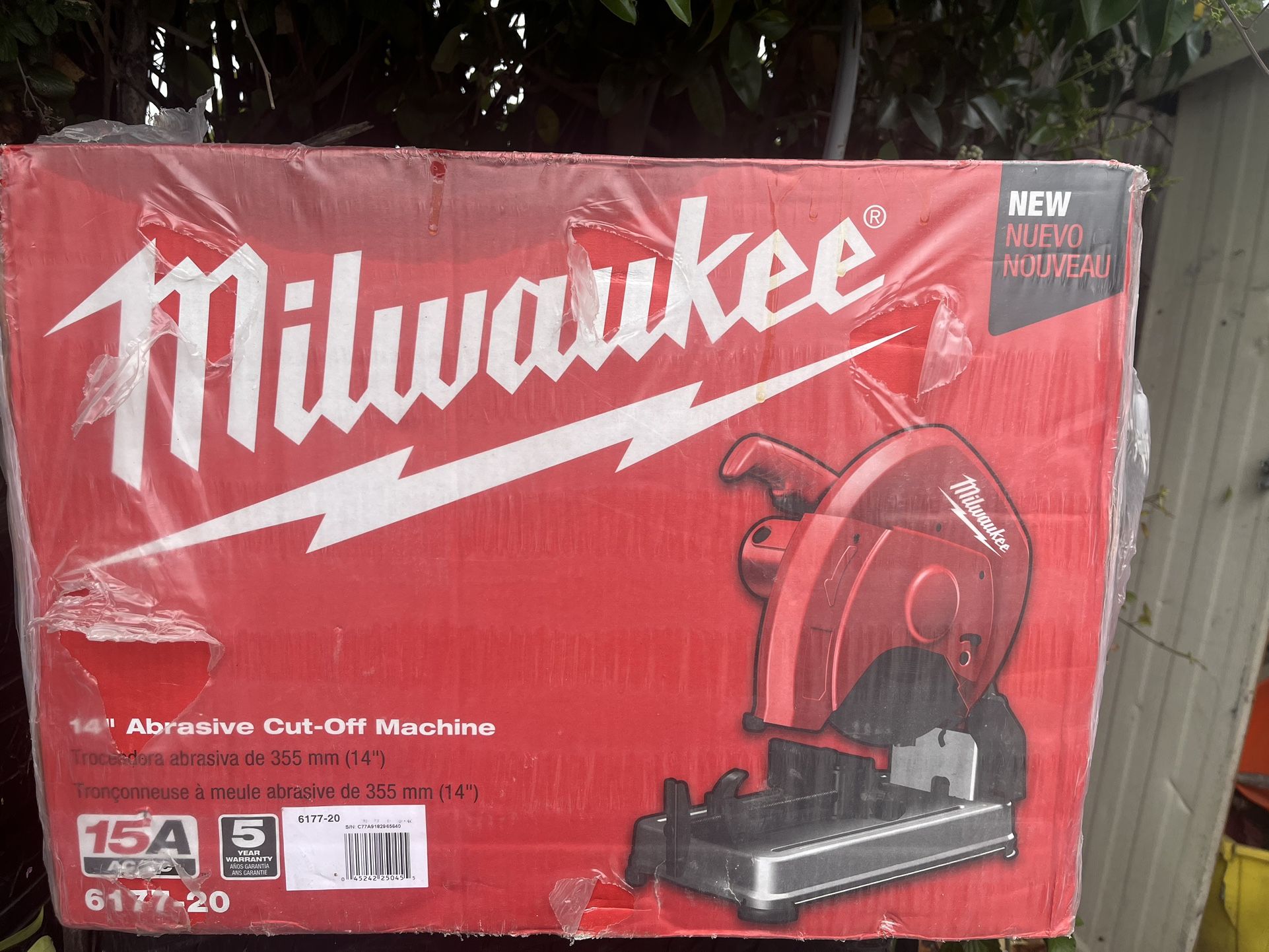 Milwaukee 14” Abrasive Cut Off Machine