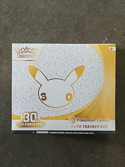 Pokémon Center 30th Celebration Elite Trainer Box (ETB) – Brand New & Sealed