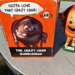 Sf Giants Crazy Crab Bobblehead