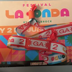 Two GA 2 Days LA ONDA Festival Tickets 