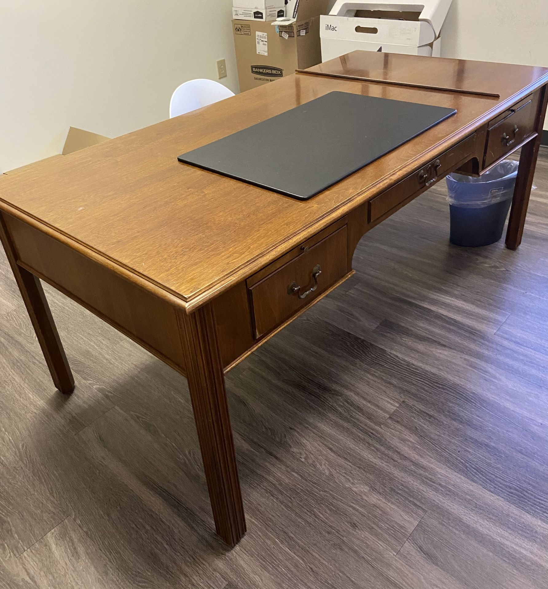 Executive Desk With Credenza 