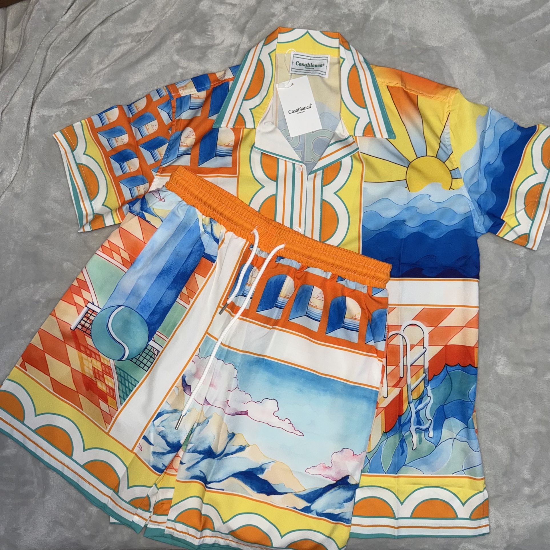 Casablanca Set (Shorts + Shirt) Men’s