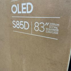 SAMSUNG 83-Inch Class OLED 4K S85D Series HDR Smart TV w/Dolby Atmos, Object Tracking Sound Lite, Laser Slim Design, Motion Xcelerator, Real Depth Enh