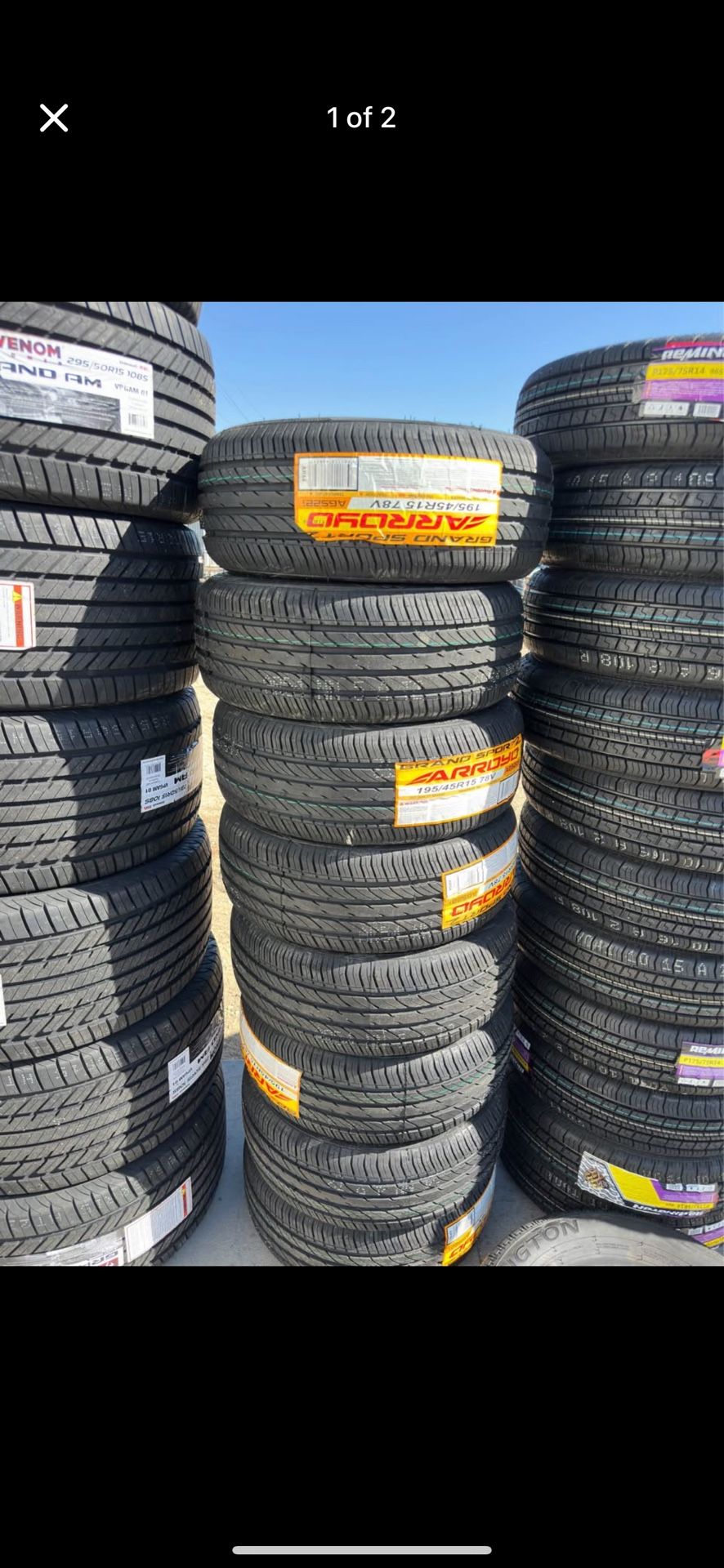 195/45/15 Arroyo Grand Sport A/S Tires