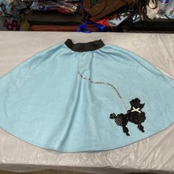 Little Girls 50s Poodle Skirt Vintage Charades. Child size large.