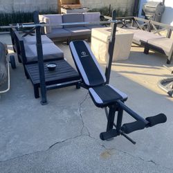 Work Out Weight Bench $100