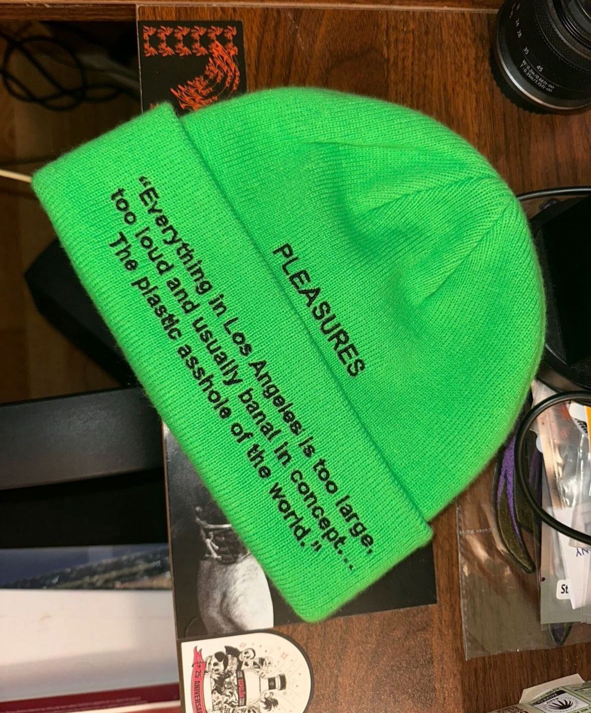 Pleasures now LA beanie