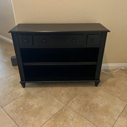 3 Drawer Console Table in black