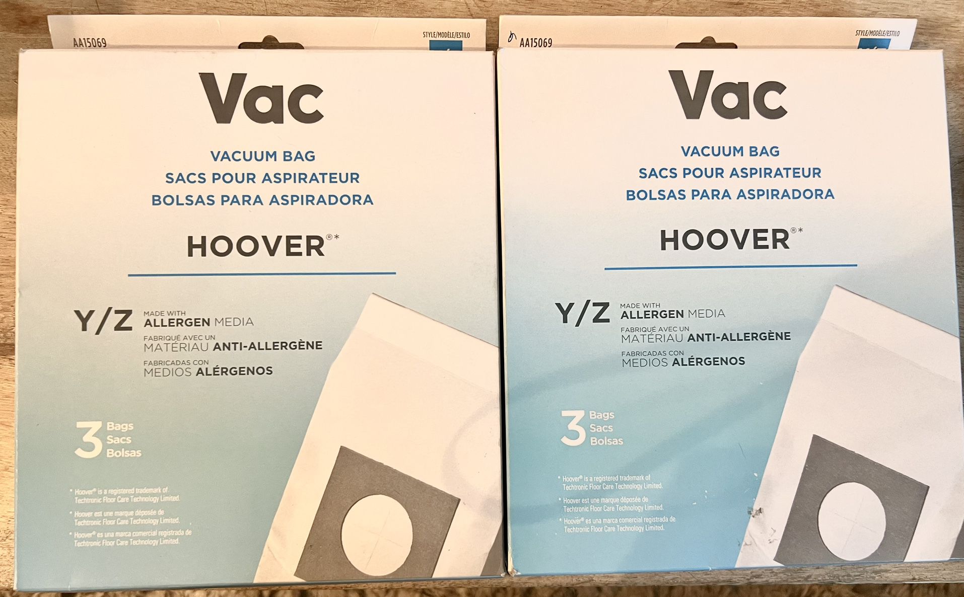 Hoover Vacuum Bags (6 Bags) Y/Z
