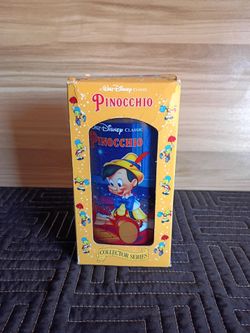 Vintage Walt Disney Classic Pinocchio Collector Series plastic cup