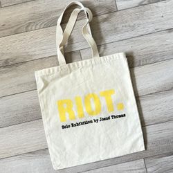 Gallery Dept Riot Canvas Beige / Yellow Tote Bag