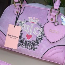 Juicy Couture Fondant Pink Heritage Bowler